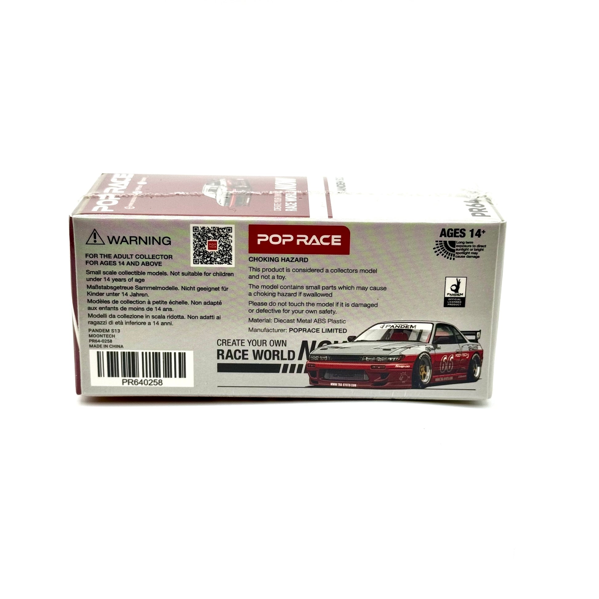 Pandem S13 new tooling diecast packaging rear view