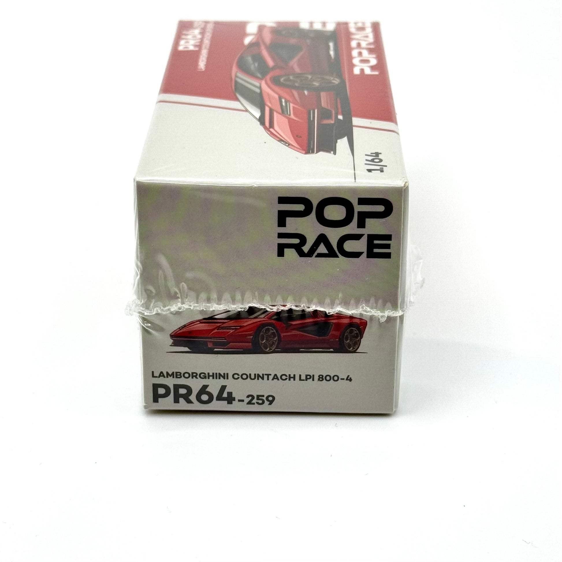 Lamborghini Countach LPI 800-4 Pop Race packaging angled view