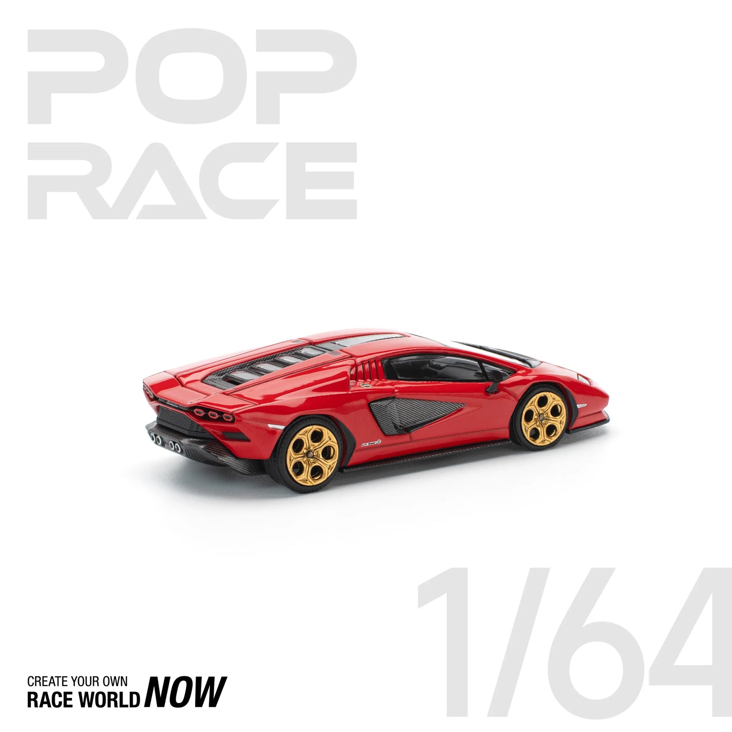 Lamborghini Countach LPI 800-4 1:64 diecast rear close detail