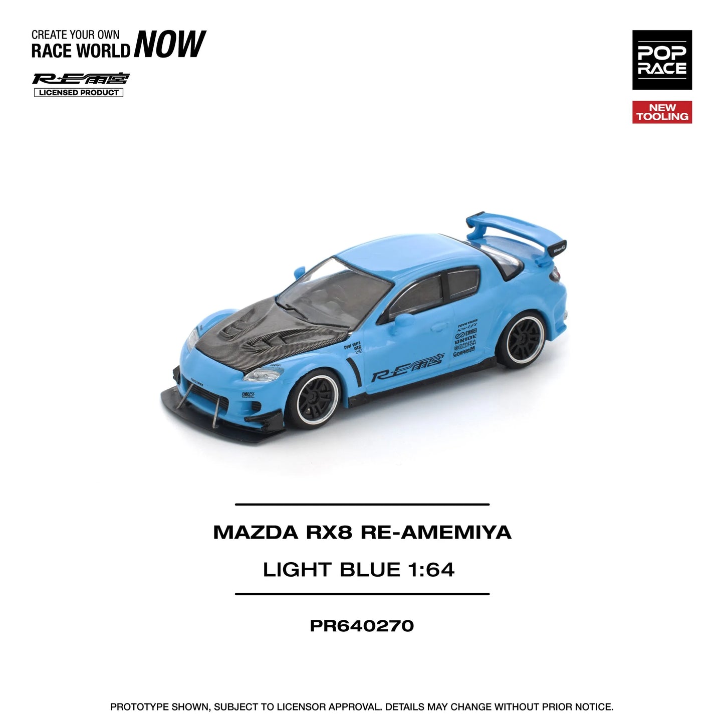 RX-8 RE Amemiya diecast model top view
