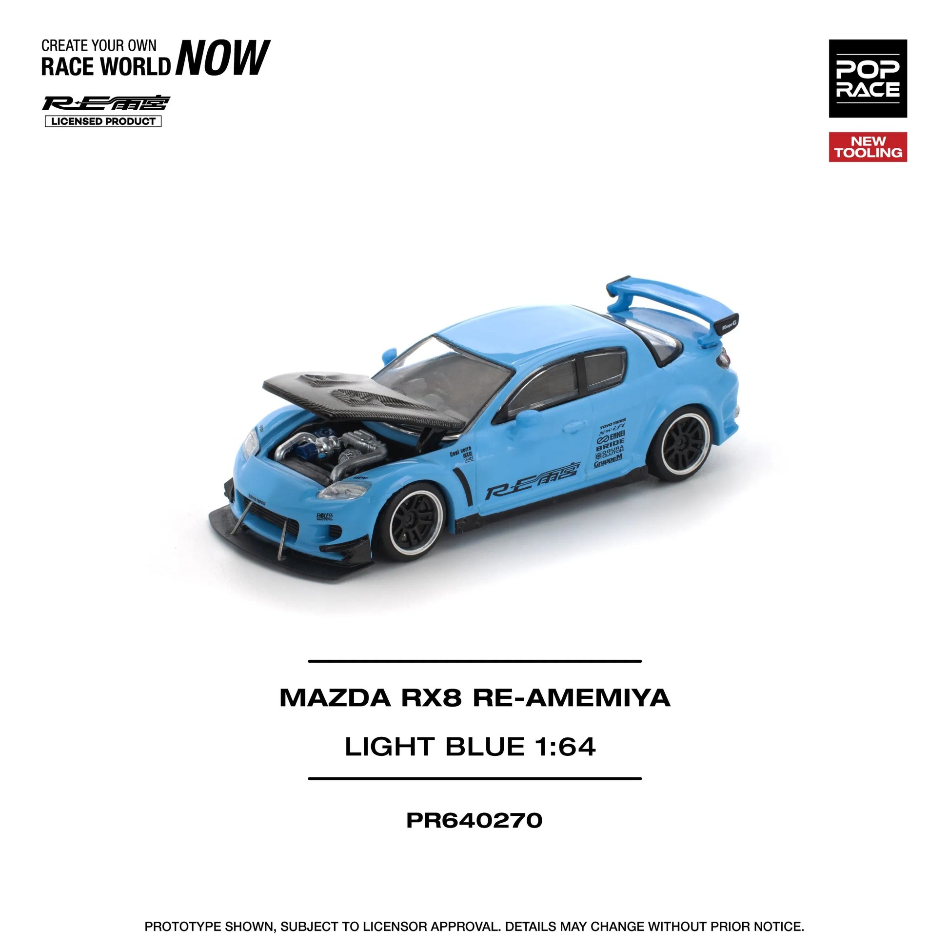 RX-8 RE Amemiya diecast model top view