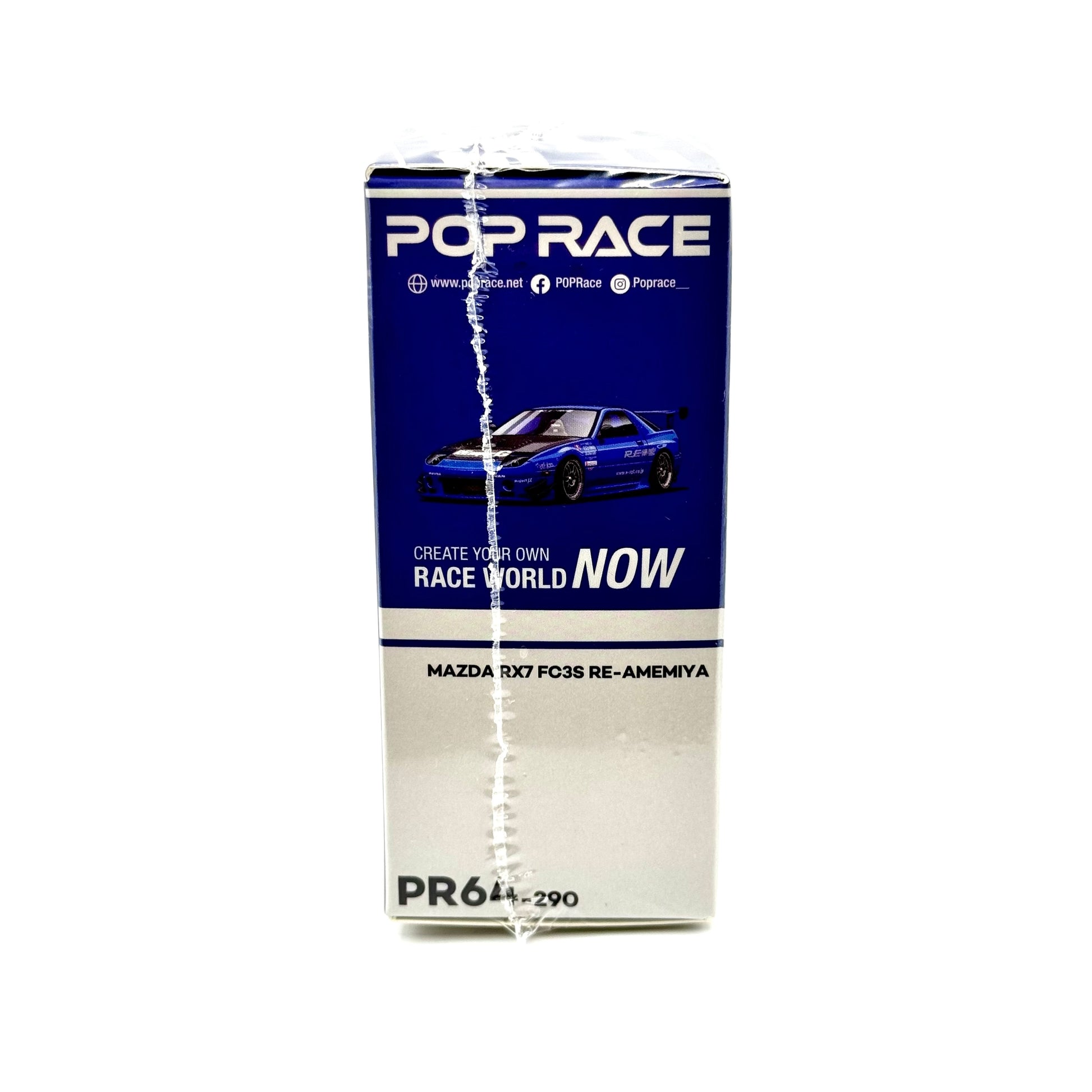 RX-7 FC3S RE Amemiya Blue Pop Race packaging angled view