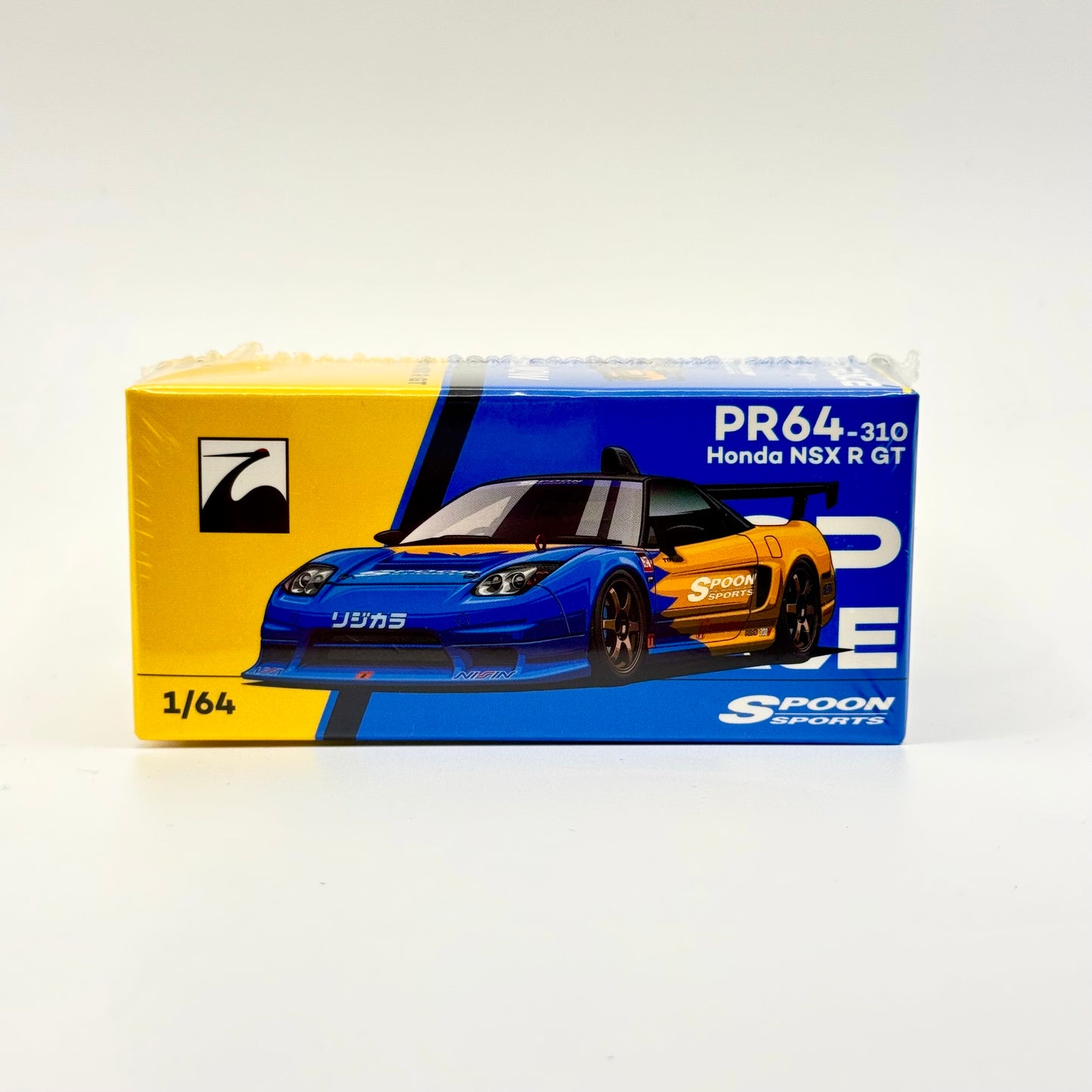 Pop Race PR64-0310 Honda NSX-R GT 1:64 diecast model box front view