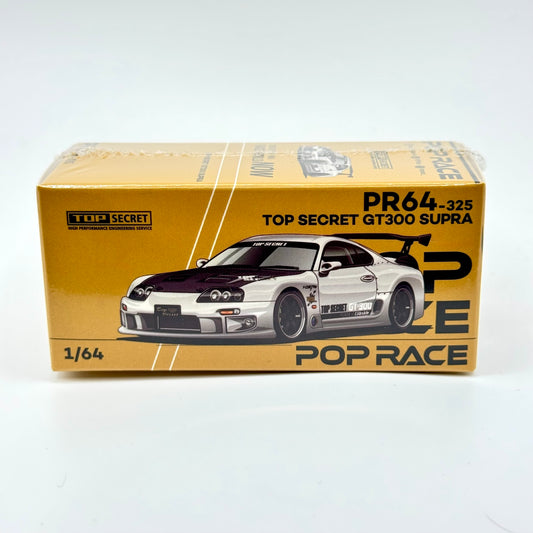 Pop Race PR64-0325 Top Secret Toyota Supra GT300 1:64 diecast box front