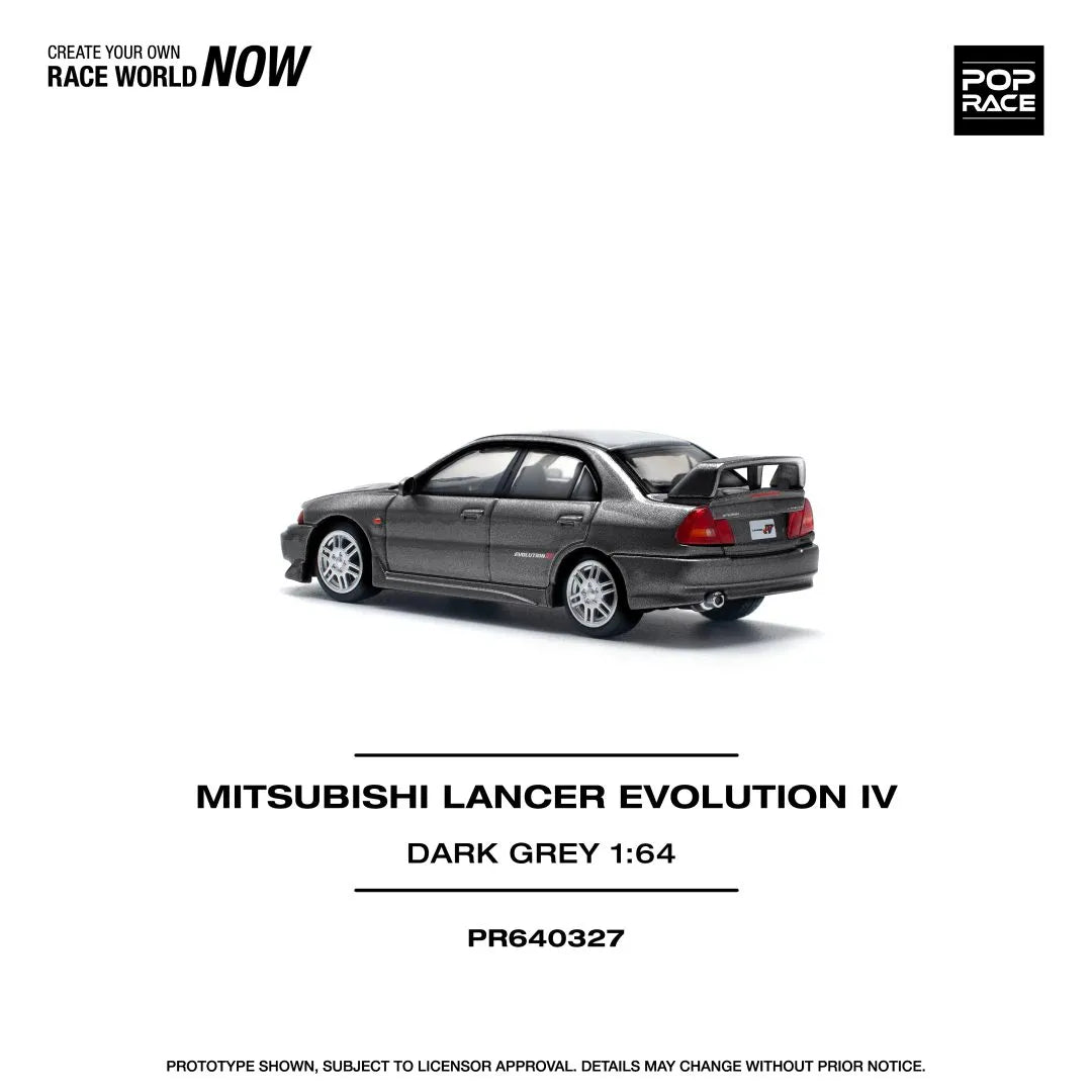 Mitsubishi Lancer Evolution IV diecast rear angle detail