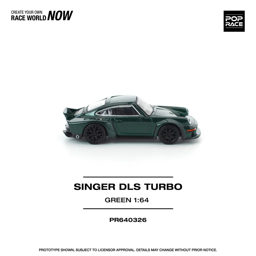 Pop Race Singer DLS Turbo 1:64 diecast model right side view
