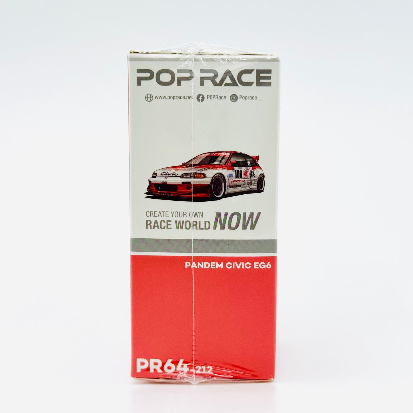 Pop Race Honda Civic EG6 Pandem v1.5 box side view