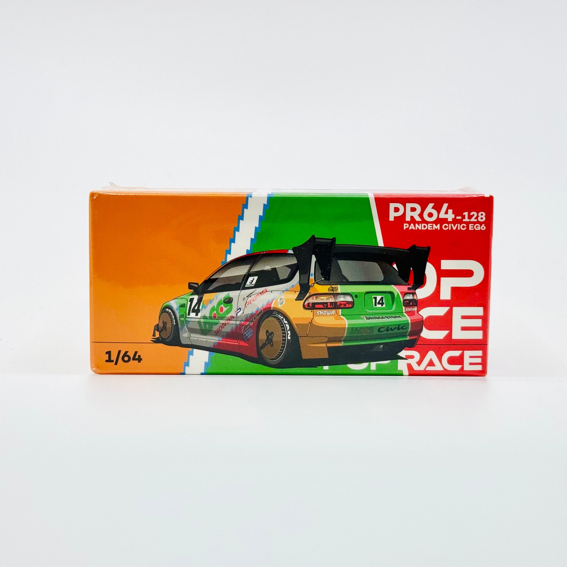 Pop Race Honda Civic EG6 Pandem v1.5 JACCS boxed front view