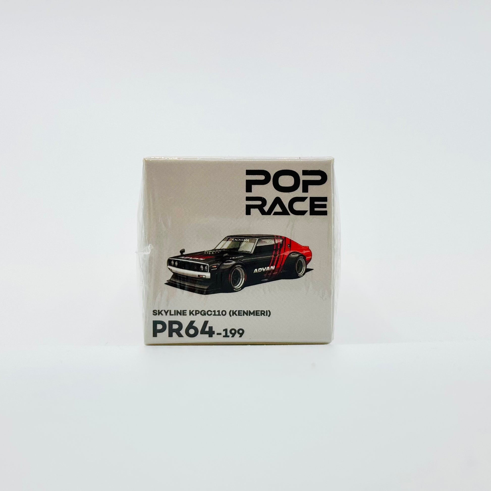 Pop Race Nissan Skyline GT-R Kenmeri Advan boxed side view