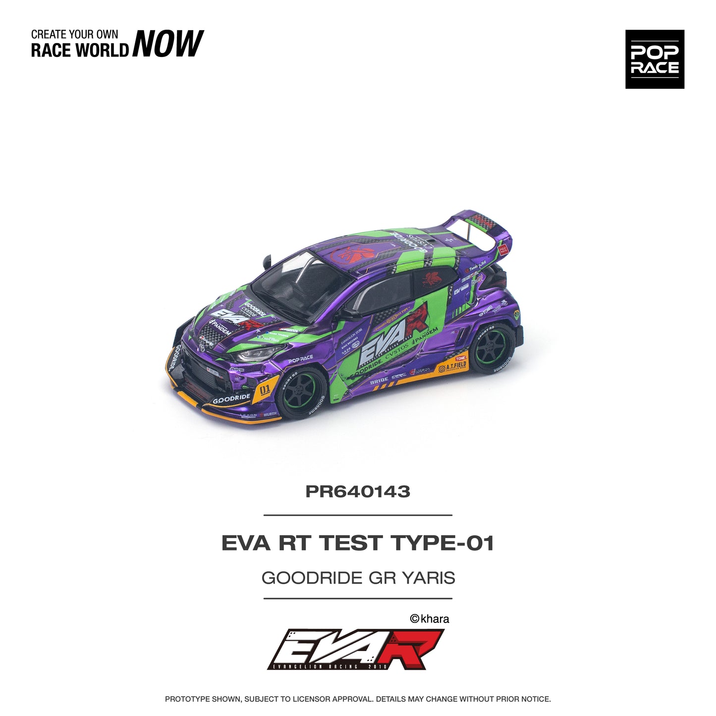 Pop Race Toyota GR Yaris EVA RT TEST TYPE-01 left side angle