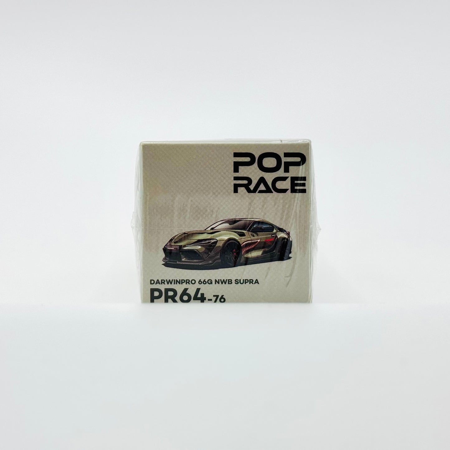 Toyota Supra Darwin Pro boxed 1:64 diecast front angle