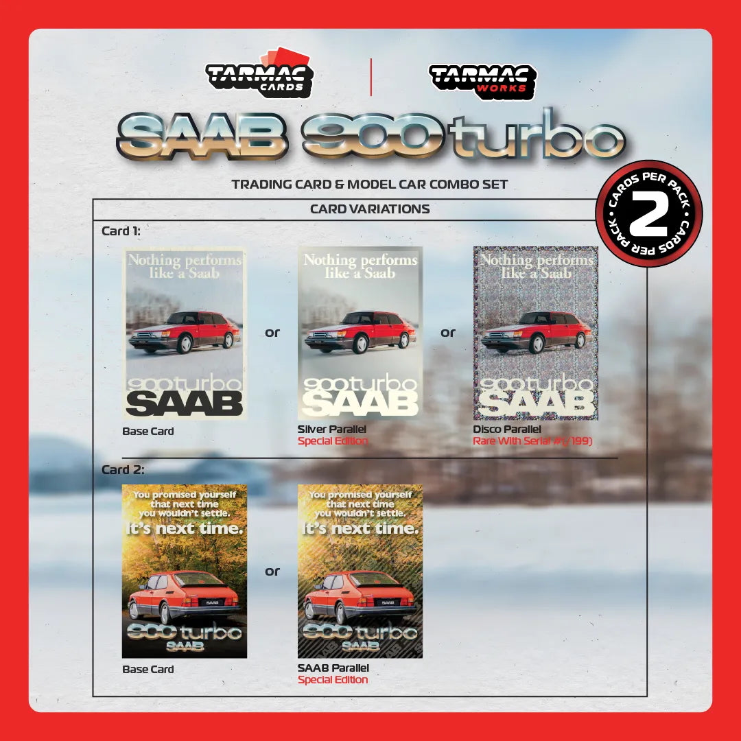 Potential cards of Saab 900 Turbo Red 