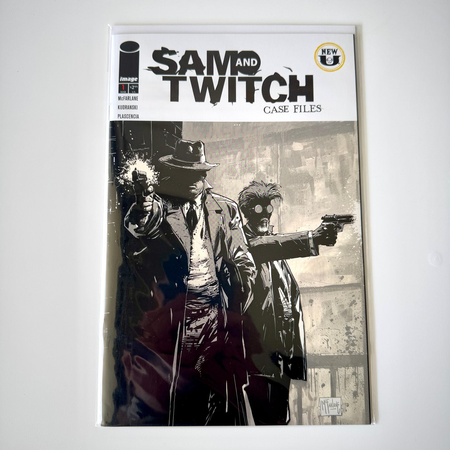 Cover of Sam and Twitch Case Files #1 comic by Image Comics