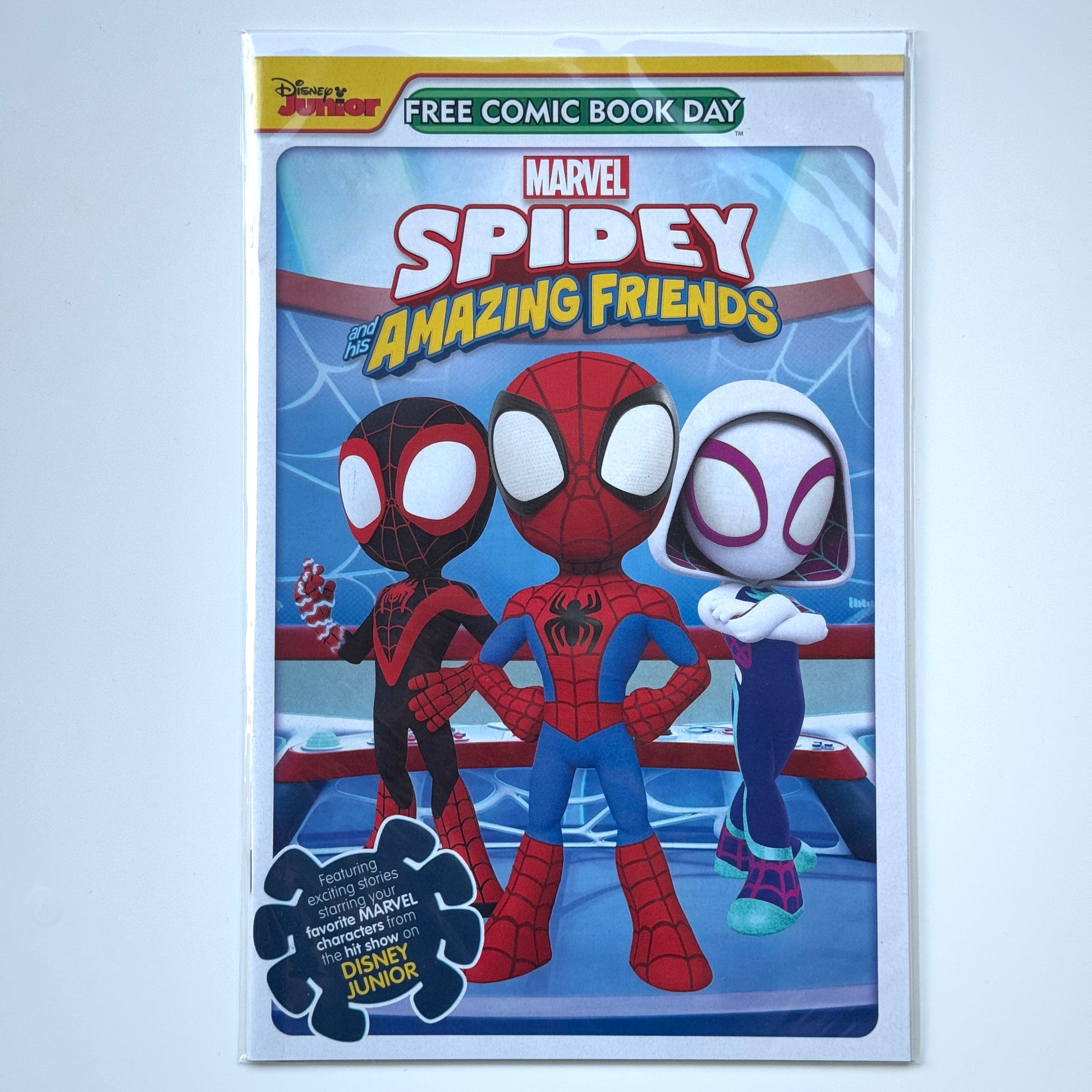 Cover of Spidey Amazing Friends #1 (2024) Free Comic Book Day comic by Marvel featuring Spidey characters