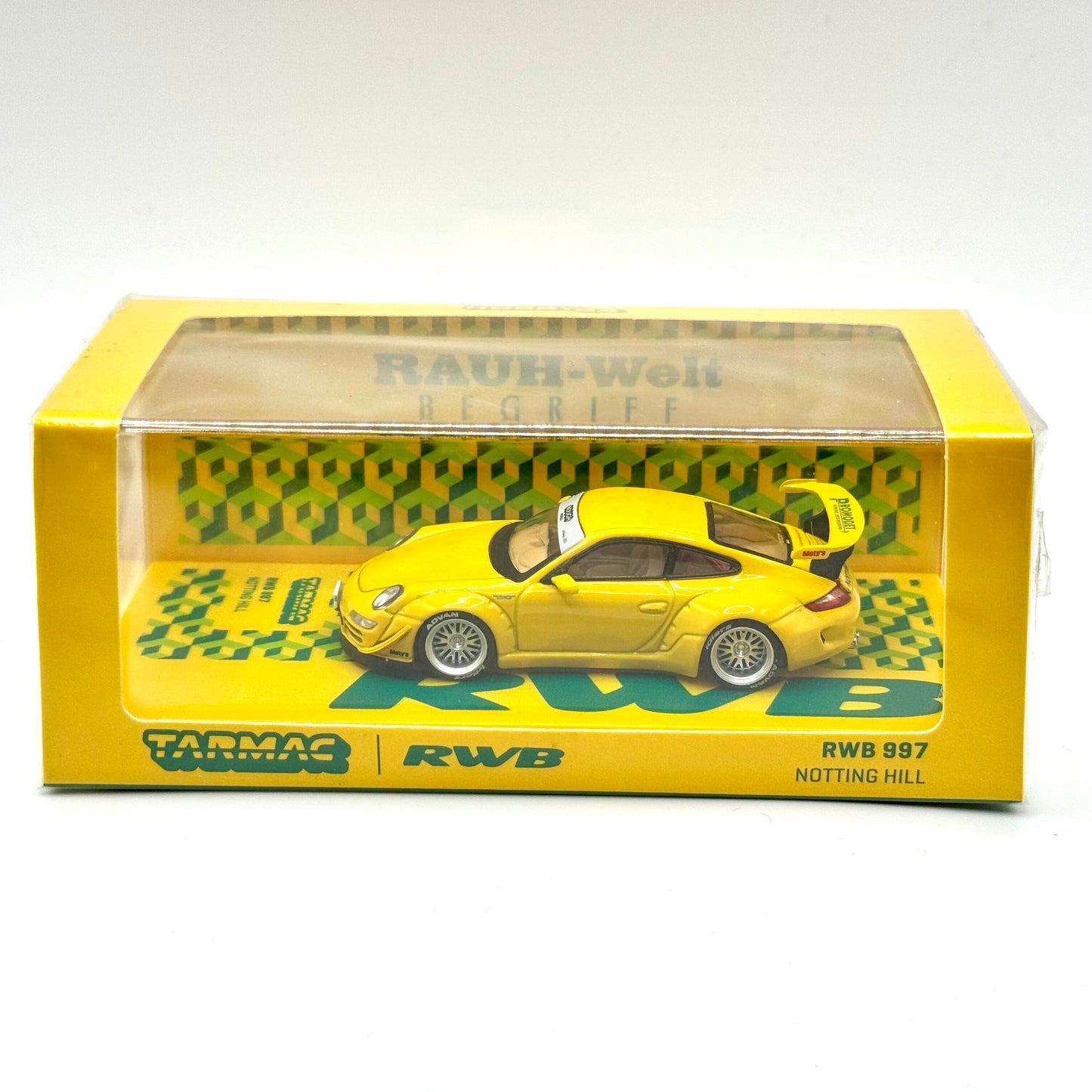 Tarmac Works T64-057-NO Porsche RWB 997 Notting Hill 1:64 diecast box front
