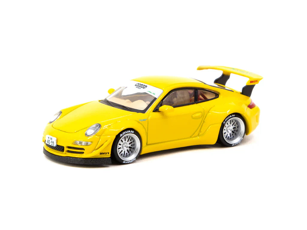 Porsche RWB 997 Notting Hill 1:64 diecast front angle view