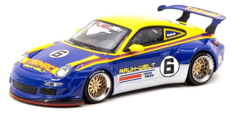 Porsche RWB 997 FuelFest Tokyo 2023 1:64 diecast front angle view