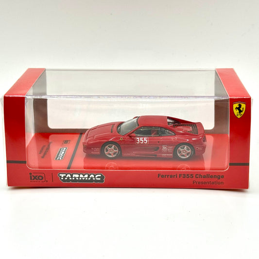 Tarmac Works T64-083-PRE Ferrari F355 Challenge Presentation 1:64 diecast box front