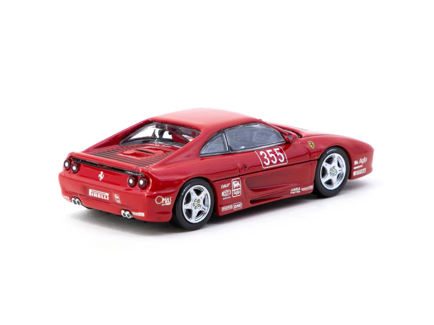 Ferrari F355 Challenge Presentation 1:64 diecast rear close detail