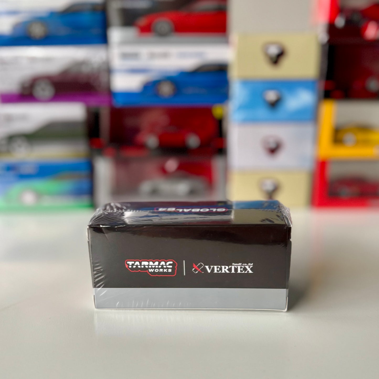Packaging of Global64 Tarmac Works Silvia S13 Vertex Red Metallic