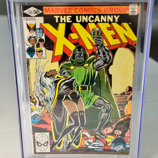 Close up of Uncanny X-Men #145 CGC 9.8 comic book cover