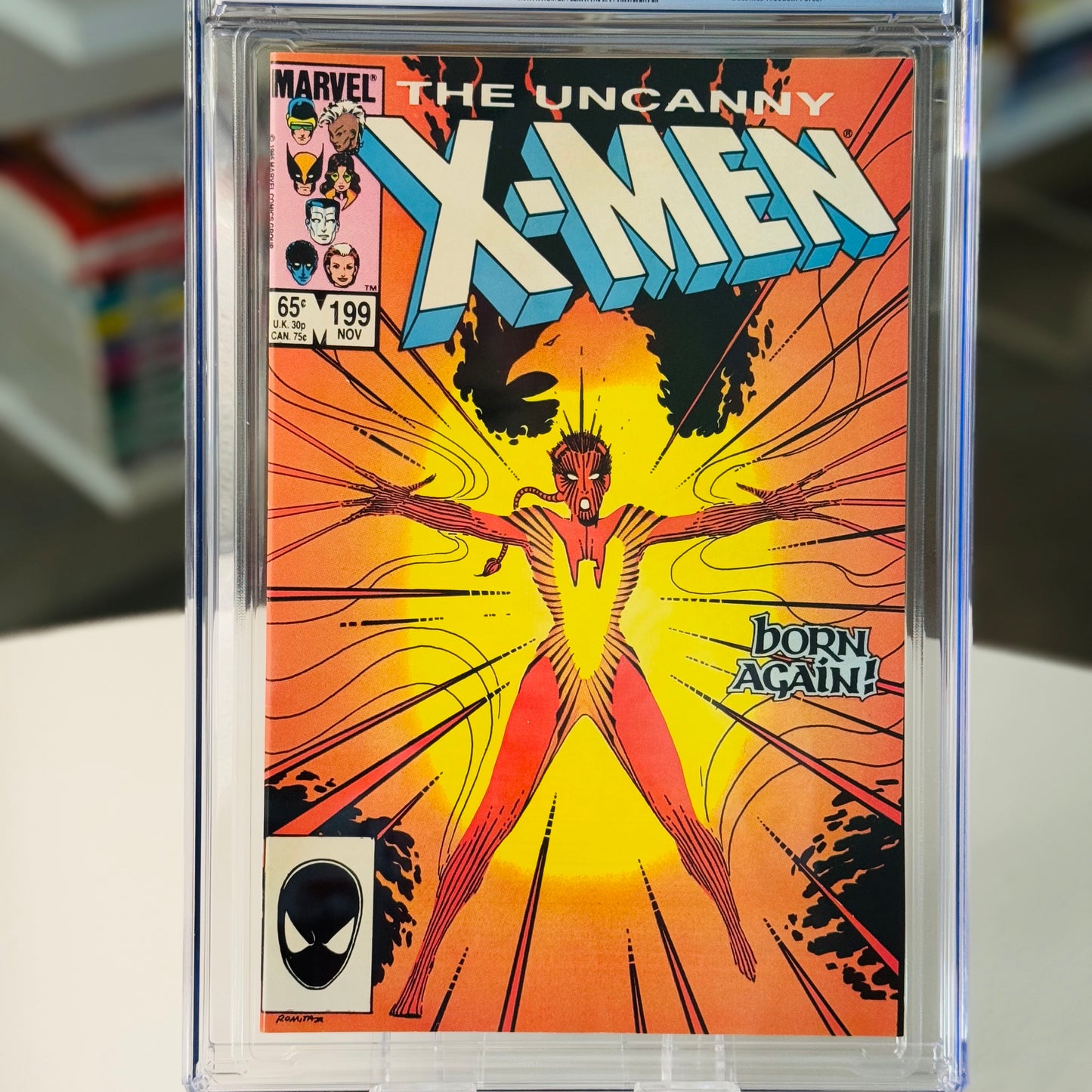 Uncanny X-Men #199 – cover art featuring Rachel Summers and Magneto