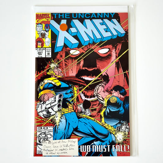 The Uncanny X-Men #287 (1992) Marvel Comics cover featuring Bishop