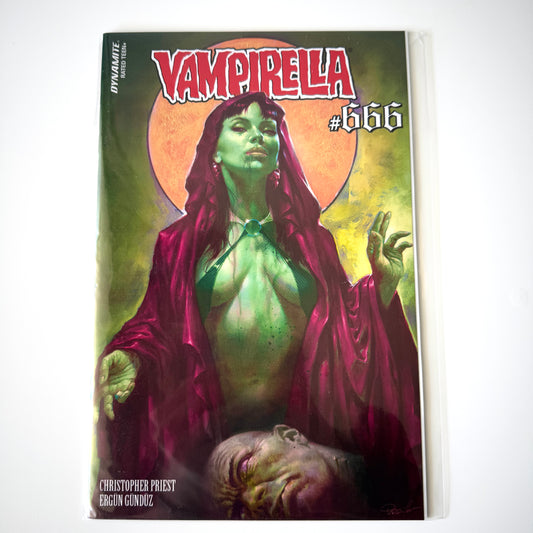 Vampirella #666 Cover R Ultraviolet variant cover 2024 by Dynamite Entertainment