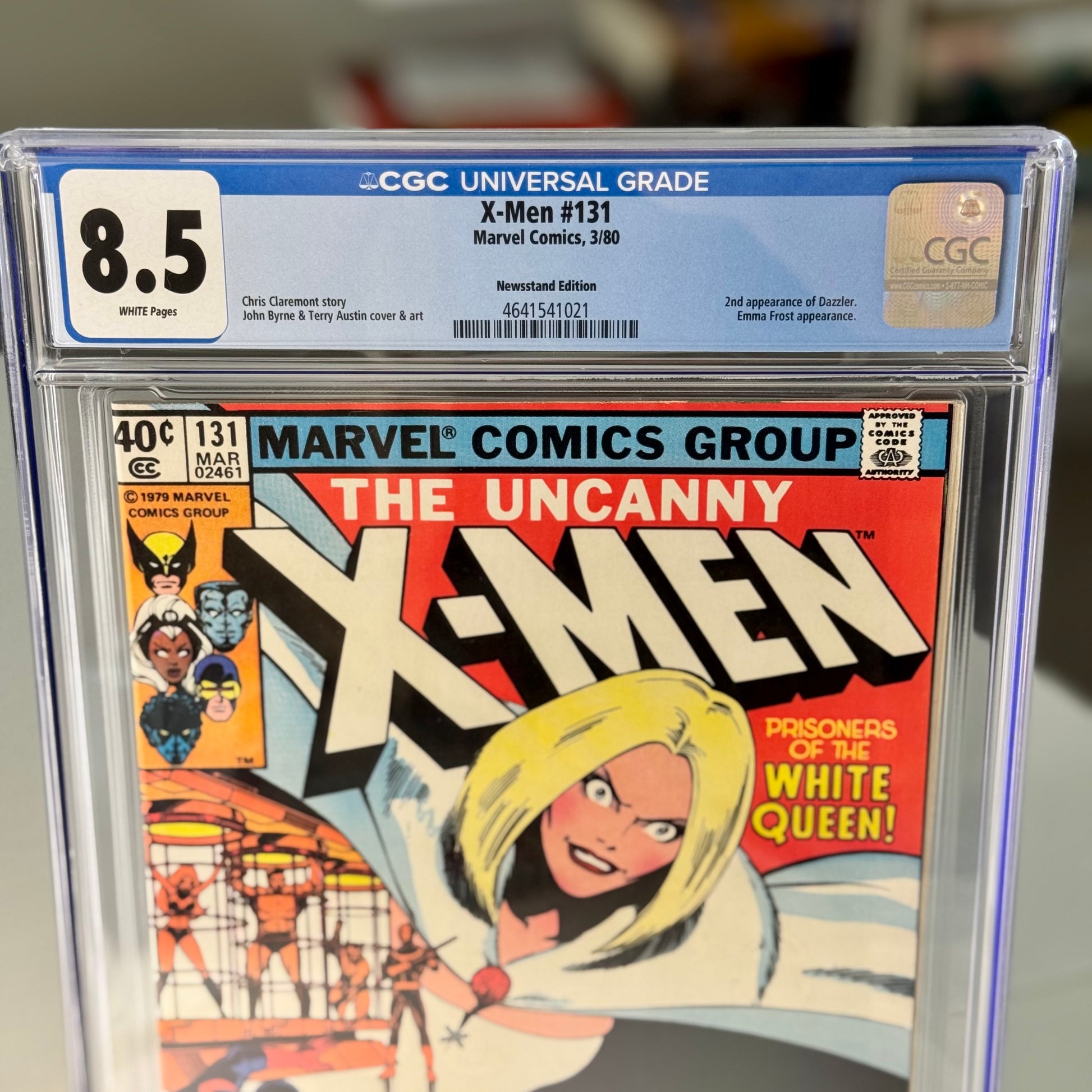CGC 8.5 label for X-Men #131 Marvel Comics 1980